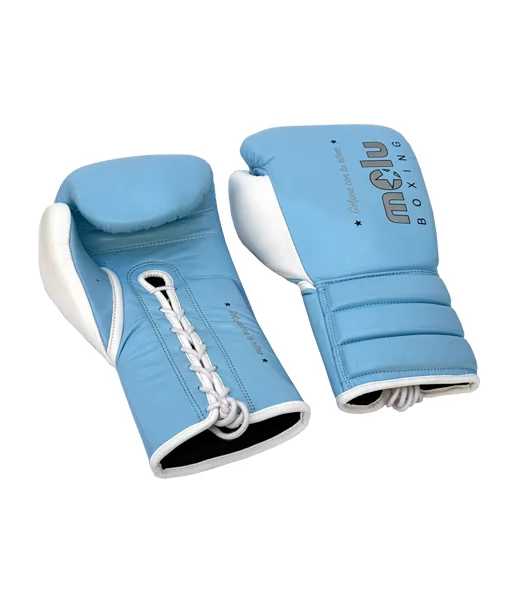 GUANTE PIEL CUERDA BOWIE AZUL