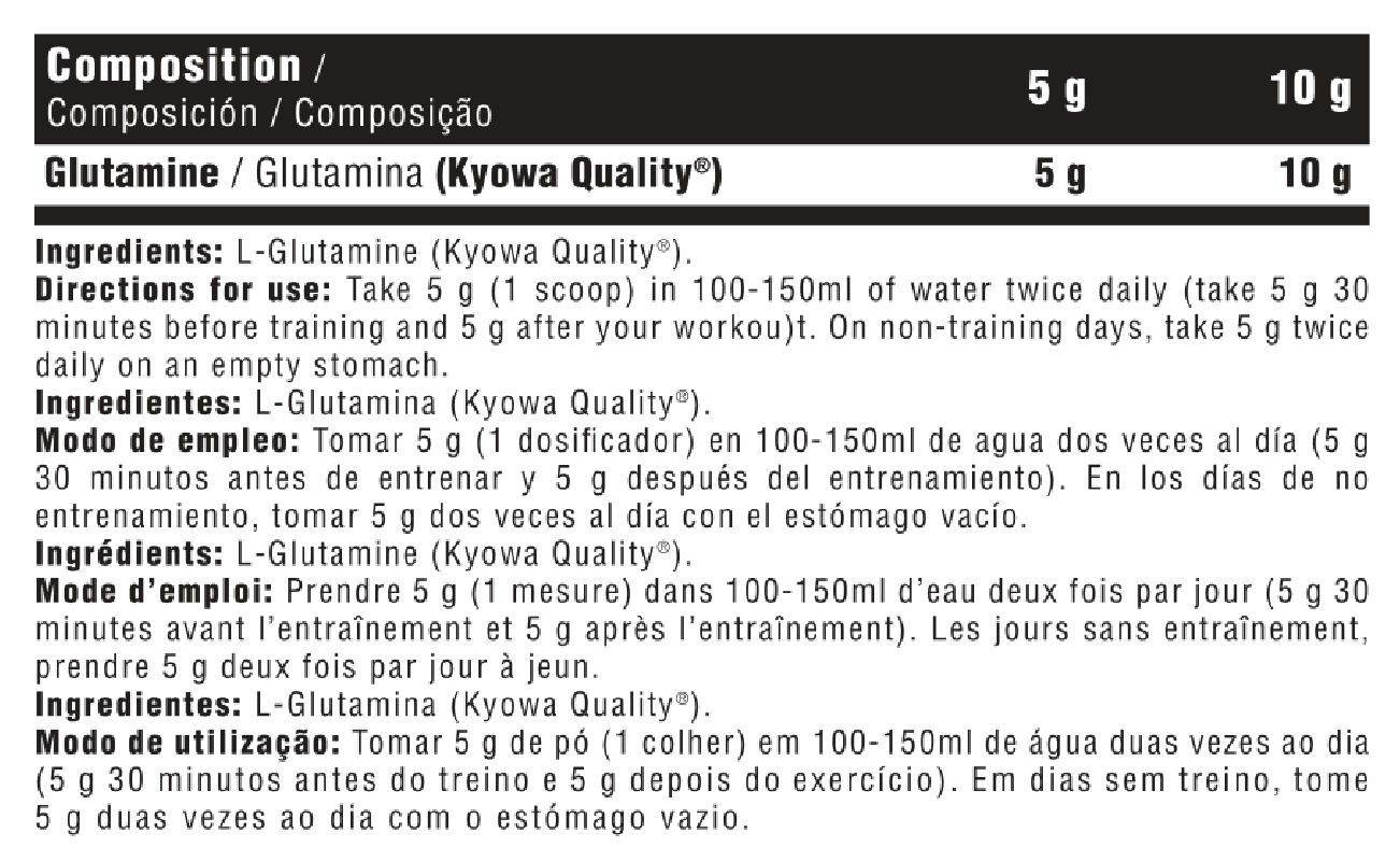 GLUTA PURE 5000 300GR SIN SABOR