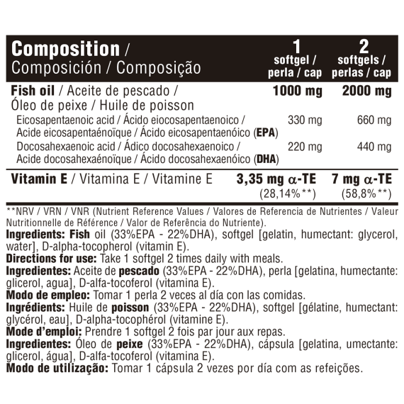 OMEGA 3 100 PERLAS