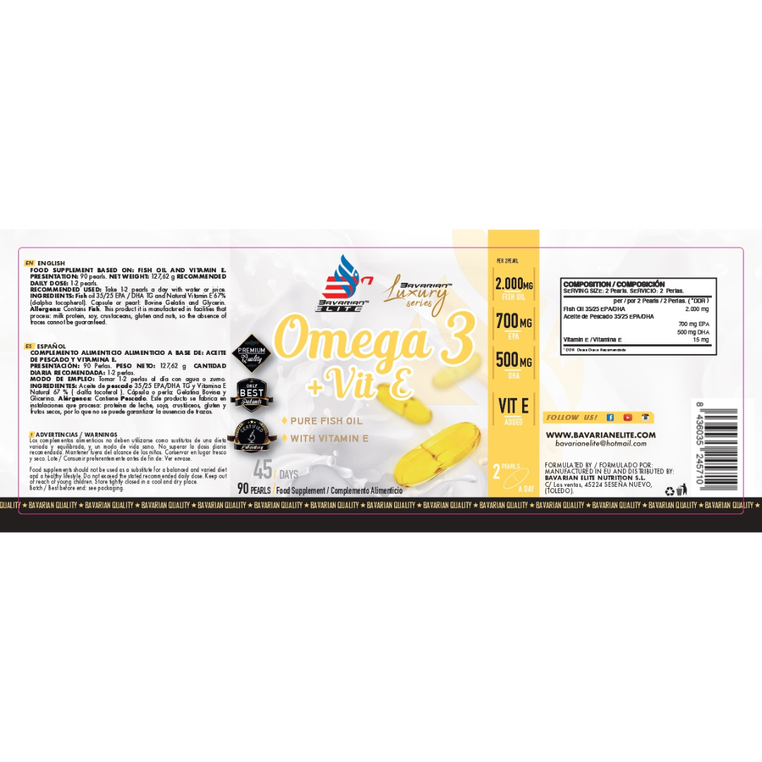 OMEGA 3 PLATINIUM 90 PERLAS