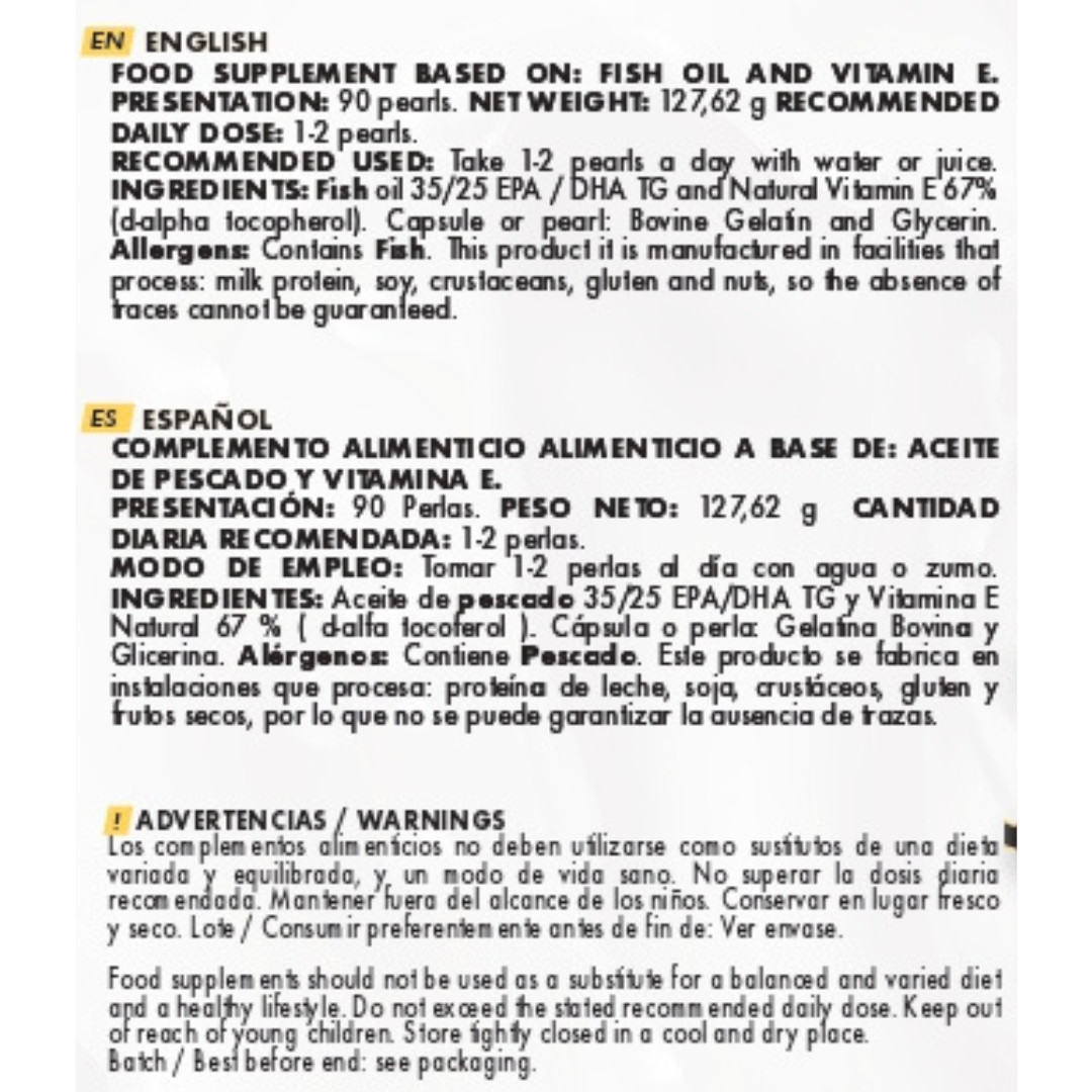 OMEGA 3 PLATINIUM 90 PERLAS