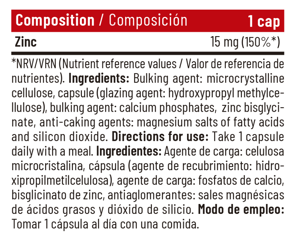 ULTRA ZINC 30 CAPSULAS