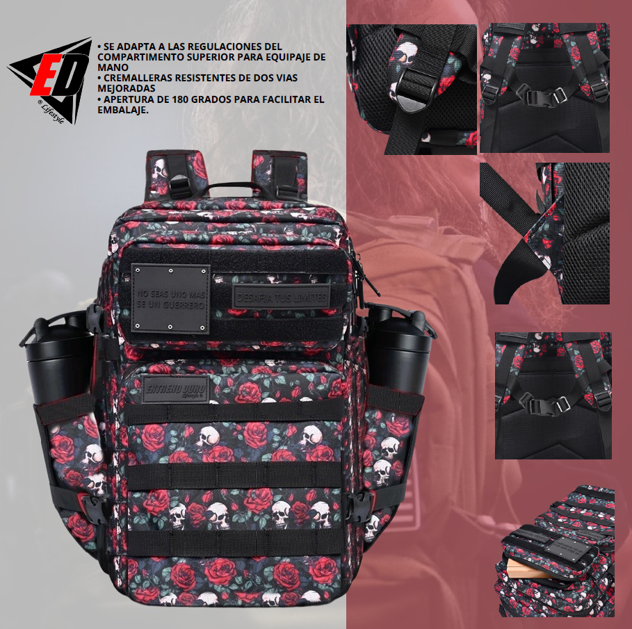 MOCHILA TÁCTICA 45L AMOR ETERNO