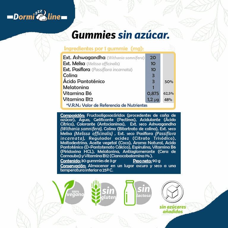 DORMIFLASH GUMMIES 30 GOMINOLAS